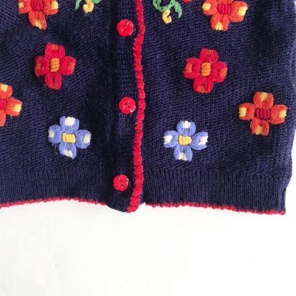 Vintage Laura Ashley Mother & Child cardigan 6m - Picture 3 of 5